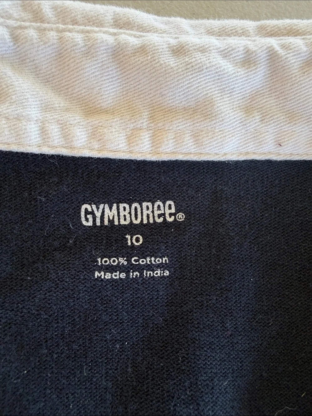 Gymboree Striped Rugby Polo in Red, Navy & Tan
